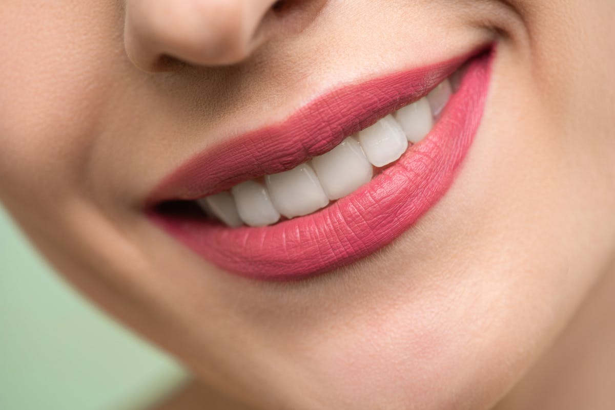Confident person showing a healthy, fresh smile